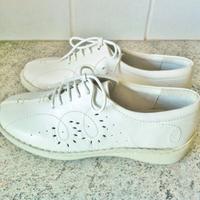 ESMARA  Leder Halb Schnürschuhe  weiß  Gr.37 Nordrhein-Westfalen - Bad Driburg Vorschau