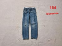 Junge 104 Hose Jeans blau Jeanshose blueseven Nordrhein-Westfalen - Paderborn Vorschau