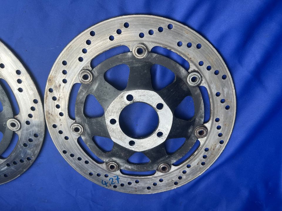 471_O Bremsscheiben Suzuki GSX-R 1100 GU74 GSXR brake rotors disc in Strotzbüsch