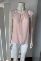 Zara Top Bluse rosa Spitze Gr. S wie Neu Bayern - Haibach Unterfr. Vorschau