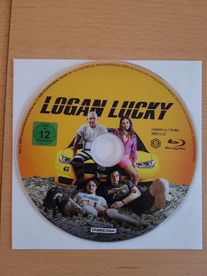 Film Logan Lucky Bluray in Korb