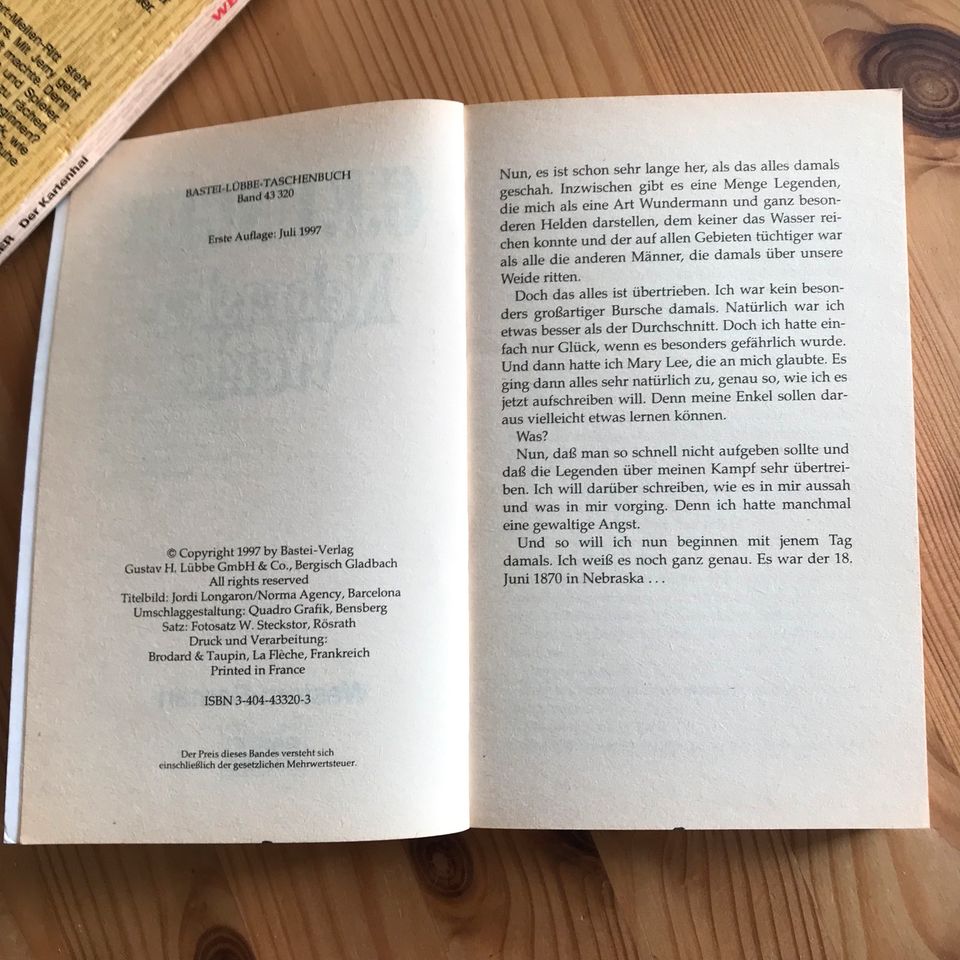 G.F. UNGER Western Bestseller Bastei Lübbe 1969 in Grünberg