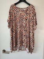 Damen Shirt Bluse Top T-Shirt beige braun Leopard Gr. 56/58 Sachsen-Anhalt - Elsteraue Vorschau