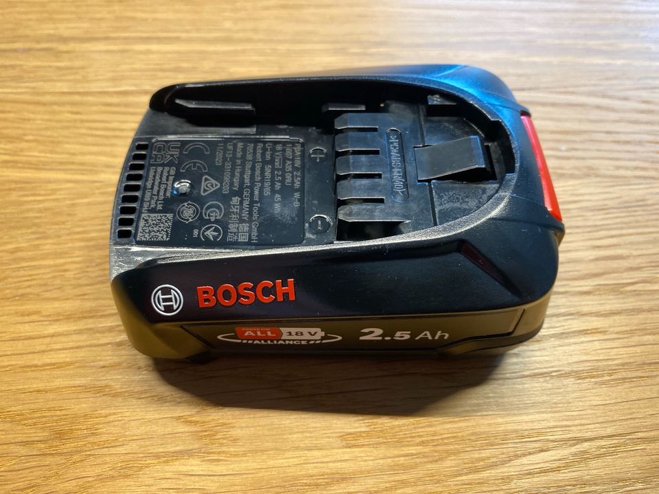 Bosch Power for All 18 V Alliance 2.5 Ah Akku in Soltau