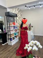 Abendkleid Rot Hessen - Steinbach Vorschau