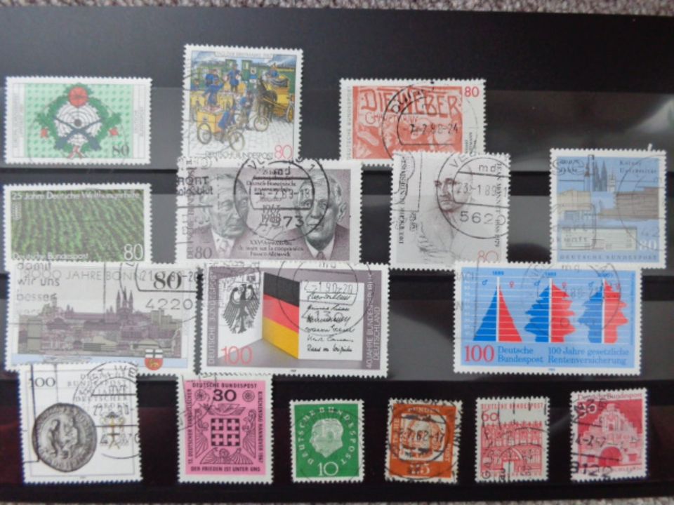 Deutsche Bundespost hauptsächlich Sondermarken in Bad Saulgau