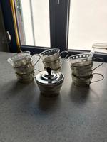 DDR Teeservice mit Einsatz Zuckerdose Sachsen-Anhalt - Magdeburg Vorschau