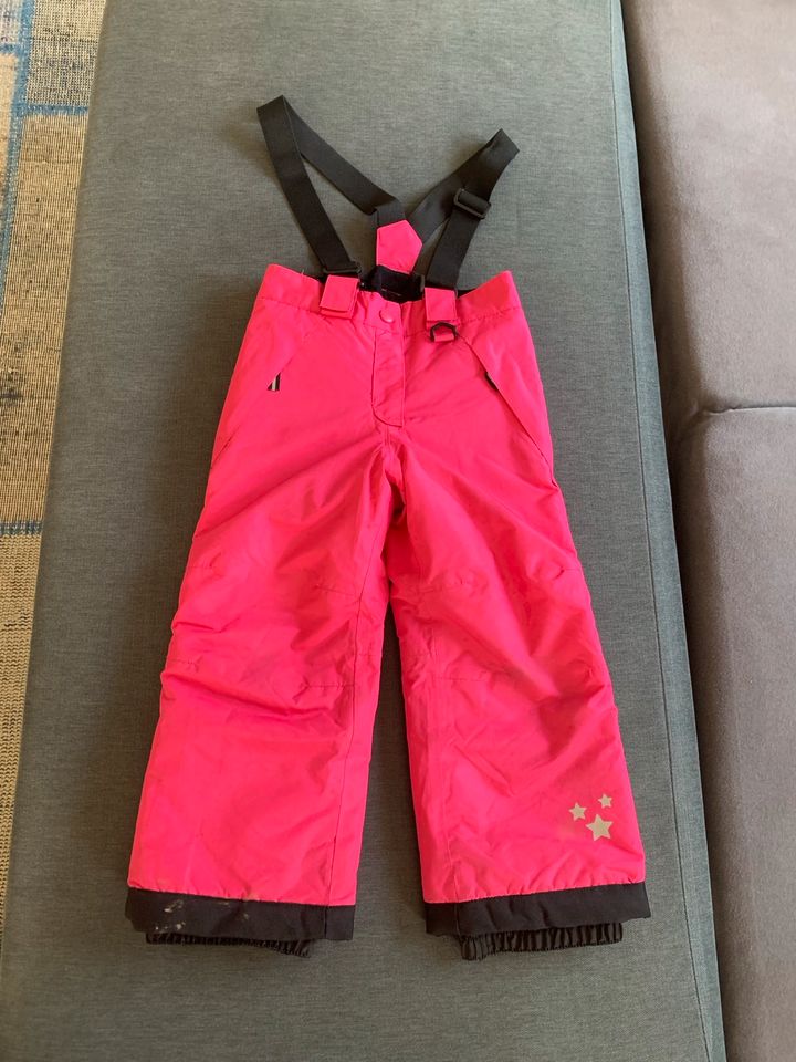 Schneehose gefütterte Matschhose 98/104 pink in Karlsruhe