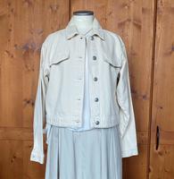 Jeansjacke Jacke oversize neu Creme weiß 40/42 Pieces Köln - Nippes Vorschau