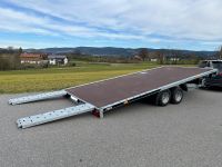 Vermiete / Verleihe Autotransporter Autoanhänger 450x200cm Bayern - Haselbach b. Mitterfels Vorschau