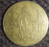 50 Cent Münze 1999 RF Frankreich Mecklenburg-Vorpommern - Stralsund Vorschau