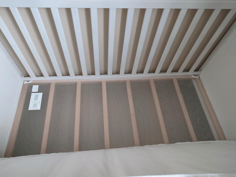 IKEA Babybett Kinderbett SUNDVIK 70x140m höhenverstellbar in Zeithain