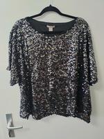 Shirt mit Pailletten Größe 50 Nordrhein-Westfalen - Recklinghausen Vorschau