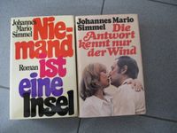 2 Bücher Romane Simmel Niemand ist eine Insel & Die Antwort kennt Hessen - Wetter (Hessen) Vorschau