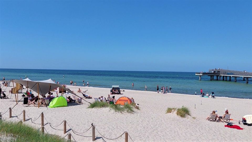 TOP⚓Ferienwohnung am Strand mit 100%Ostseeblick.Wlan.frei 17-24.6 in Heiligenhafen 