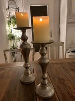 Kerzenleuchter aus Aluguß mit Silberoptick Rheinland-Pfalz - Nierstein Vorschau