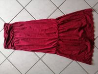 Benetton Damen Bandeau-Kleid 36 S Maxikleid schulterfrei weinrot Baden-Württemberg - Durbach Vorschau