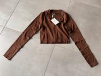 Teveo Statement zip Jacke Sport Oberteil Damen braun Kaffee M Dortmund - Innenstadt-West Vorschau