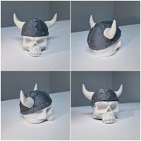 - Wikinger - Viking - Skull - Schutzkappe AHK - Abdeckung - Kappe Bayern - Mellrichstadt Vorschau