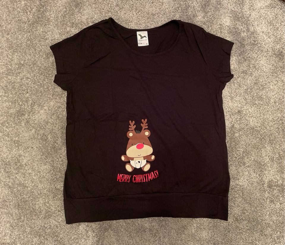 Umstands T-Shirt Weihnachten Xmas Schwangerschaft Baby Rentier in Bochum