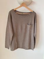 Oversized Pullover aus Wollmischung, taupe, Benetton, Gr. L Bayern - Amberg b. Buchloe Vorschau