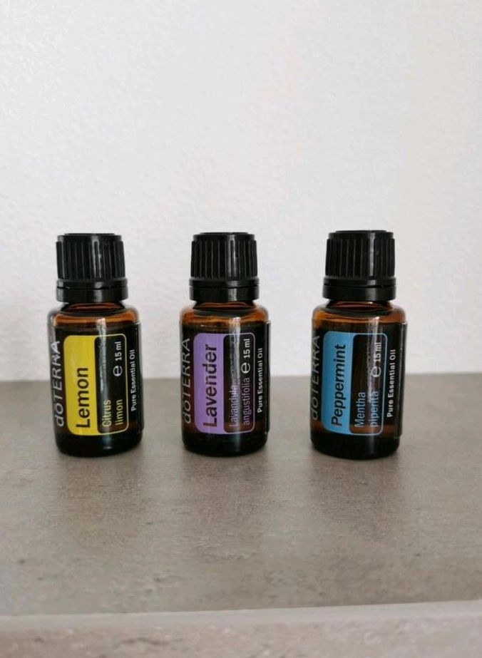 doTerra Lemon, lavendel und Pfefferminz 15ml ätherisches Öl Trio in Döbeln