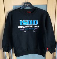 Sweatshirt, schwarz mit Druck, Gr. 128/134 Rheinland-Pfalz - Trassem Vorschau