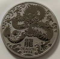 Silbermünze 1 oz Australien Lunar III Drache 2024 Ruthenium Niedersachsen - Fürstenau Vorschau