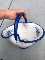 Pflanzschale, Keramik Topf blau-weiß zu verschenken Bayern - Großkarolinenfeld Vorschau