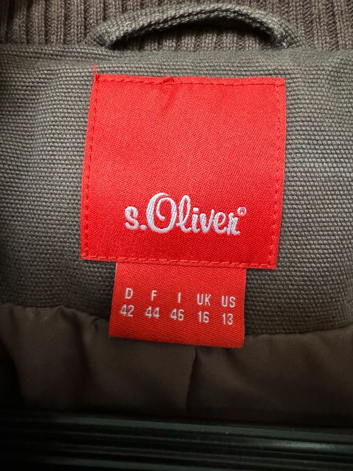 S.Oliver Damenjacke Übergangsjacke Kurzer Blazer Braun Neu in Dannewerk