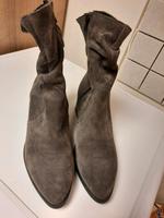 LEDER  STIEFELETTEN   GR.39 Saarland - Püttlingen Vorschau