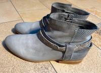 Damen Stiefeletten grau blau Größe 37 Leder neu Bayern - Cham Vorschau