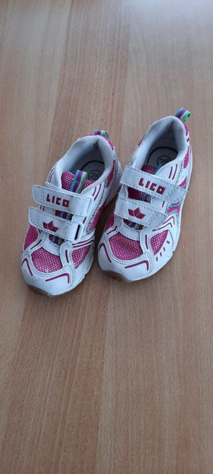 Halbschuhe Mädchen weiß rosa Lico Größe 25 in Heimsheim