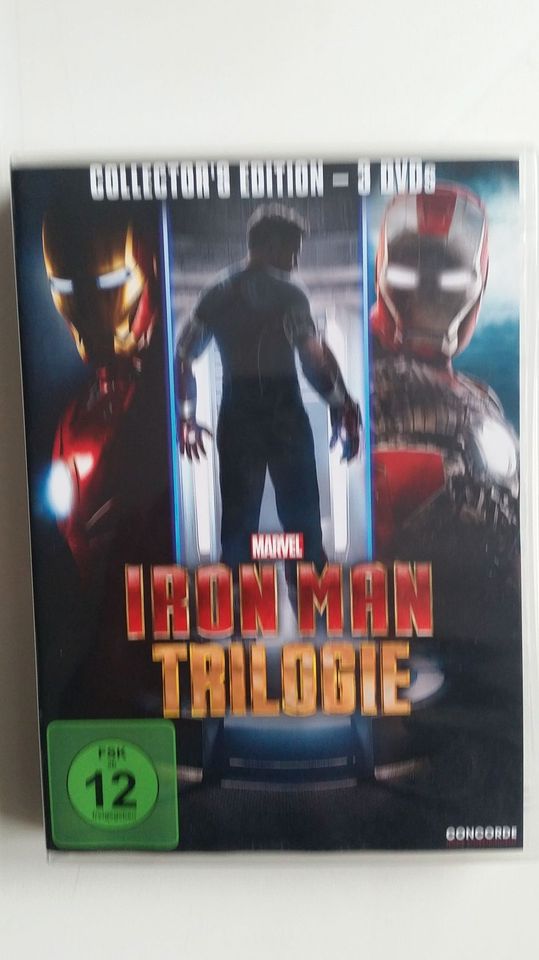 IRON MAN 1+2+3 Trilogie 3 DVDs Marvel Box mit Robert Downey Jr. in Dannstadt-Schauernheim