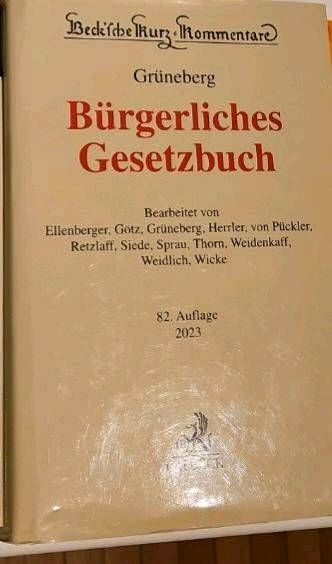Grüneberg BGB 82. Auflage 2023 in Trier