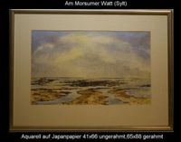 Aquarell auf Japanpapier - Am Morsumer Watt - Sylt Hessen - Oberursel (Taunus) Vorschau