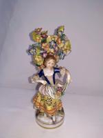 Porzellanfigur Goldener Anker Figur Mädchen mit Blumen Berlin - Pankow Vorschau