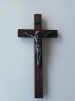 Jesus Christus Kreuz  Holz u Metall INRI Baden-Württemberg - Wiesloch Vorschau