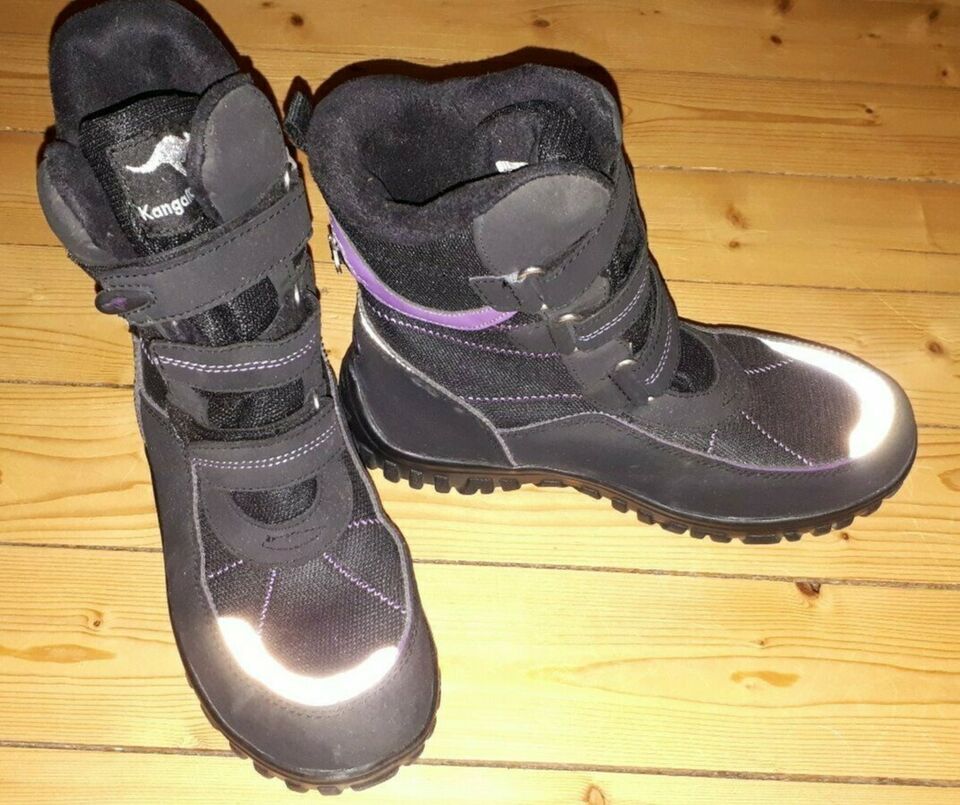 KangaROOS Schneeschuhe/Winterstiefel/Stiefel schwarz Größe 37 NEU in Antweiler