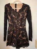 Amisu Jumpsuit Gr.XS schwarz Spitze unterlegt 34/36 Sachsen-Anhalt - Weißenfels Vorschau