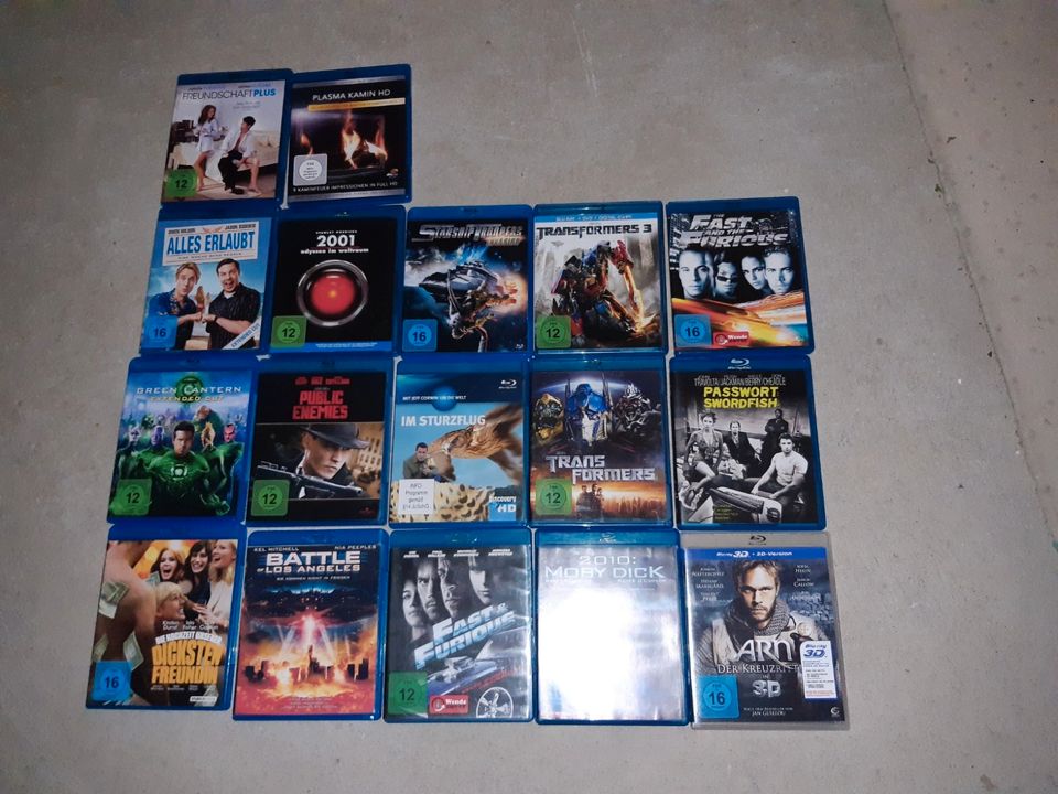 DVD Bluray Blu-ray Sammlung FSK 0-16 Jahre in Aurachtal