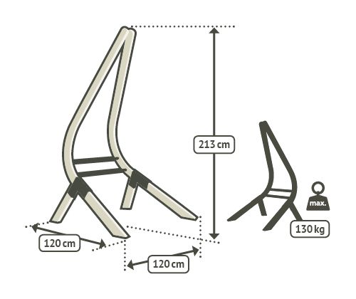 La Siesta - Vela - Gestell für Hängesessel - Sehr guter Zustand in Heidelberg