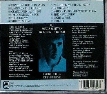 Original-CD CHRIS DE BURGH "The Geteway" (Don't Pay The Ferryman! in Herten