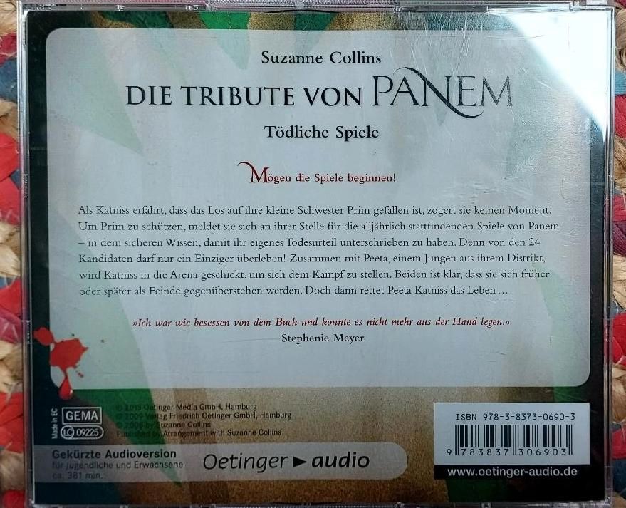 Die Tribute von Panem Trilogie [Hörbuch] in Ottersberg