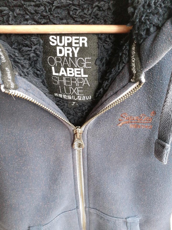 Superdry Sweatjacke mit Innenfell in Roetgen