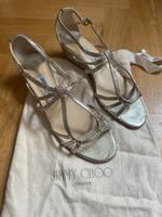 Schicke Jimmy Choo Pumps mit Keilabsatz Gold Sachsen-Anhalt - Halle Vorschau