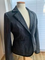 Blazer Jacke Tally Weijl schwarz grau gestreift Punk Gothic Brandenburg - Potsdam Vorschau