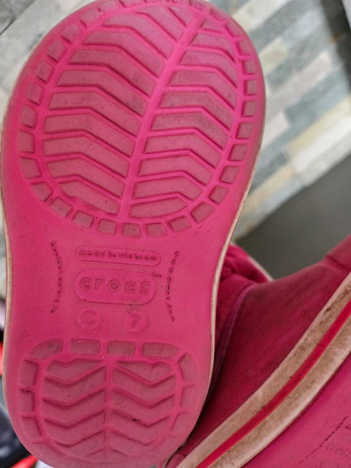 Crocs C7 (Gr. 23/24) in Pink in Quickborn