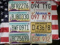 Original USA Nummernschild, Kennzeichen aus Arizona & Arkansas Hessen - Wabern Vorschau