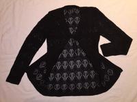Damen Feinstrick Strickjacke Cardigan Lochmuster Tiefschwarz L 40 Niedersachsen - Uelzen Vorschau